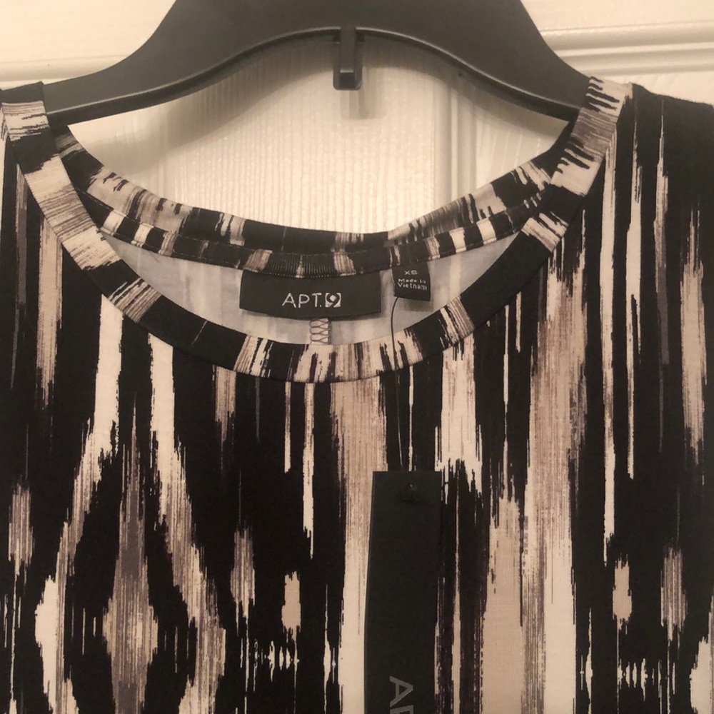 Body Con Tee Dress sleeveless print
